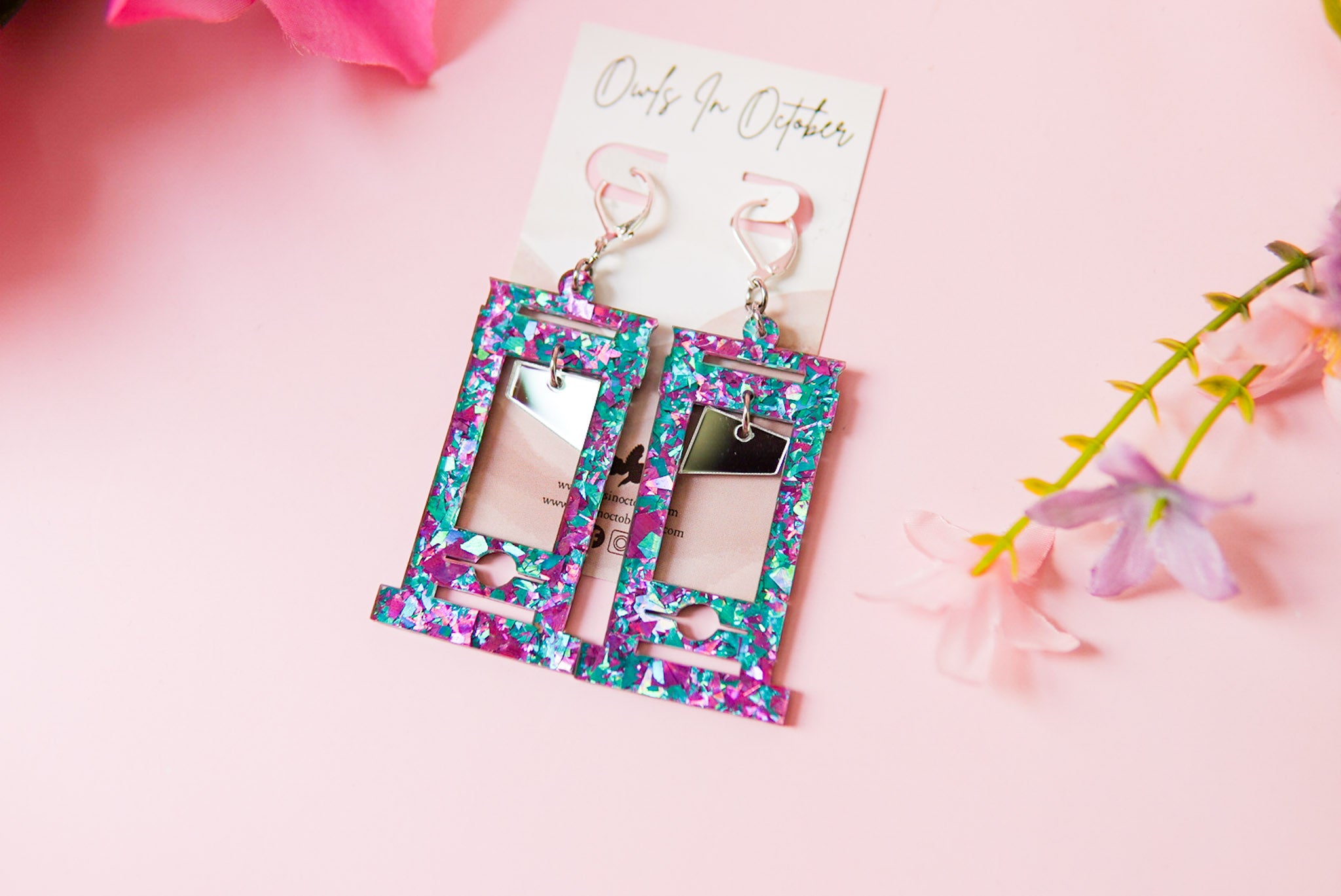 Customizable Guillotine Earrings