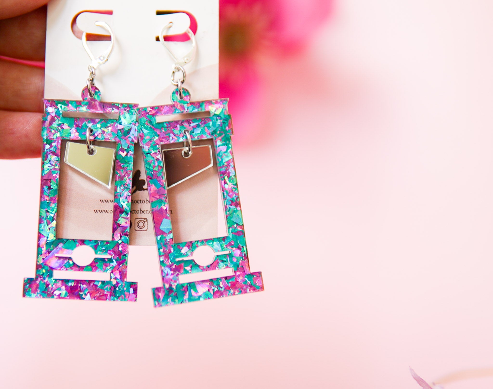 Customizable Guillotine Earrings