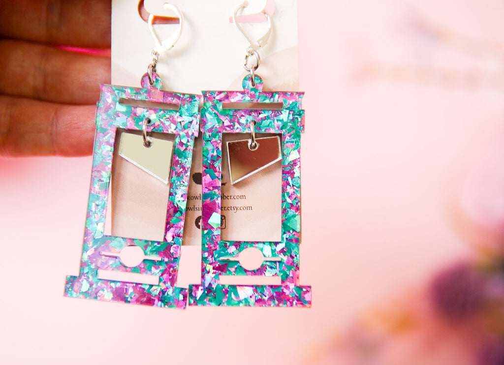 Customizable Guillotine Earrings