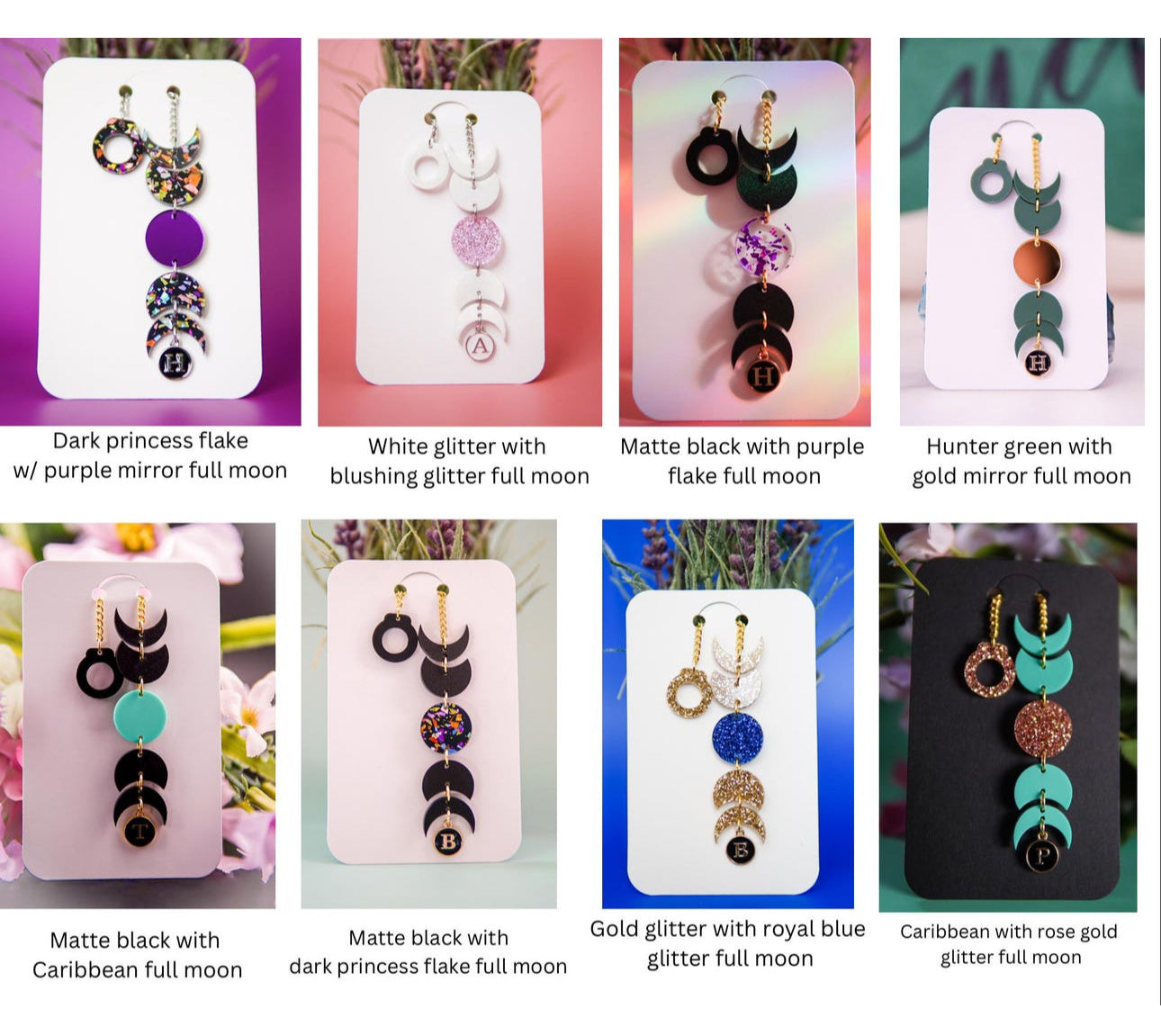 Moon Phases Tumbler Charm