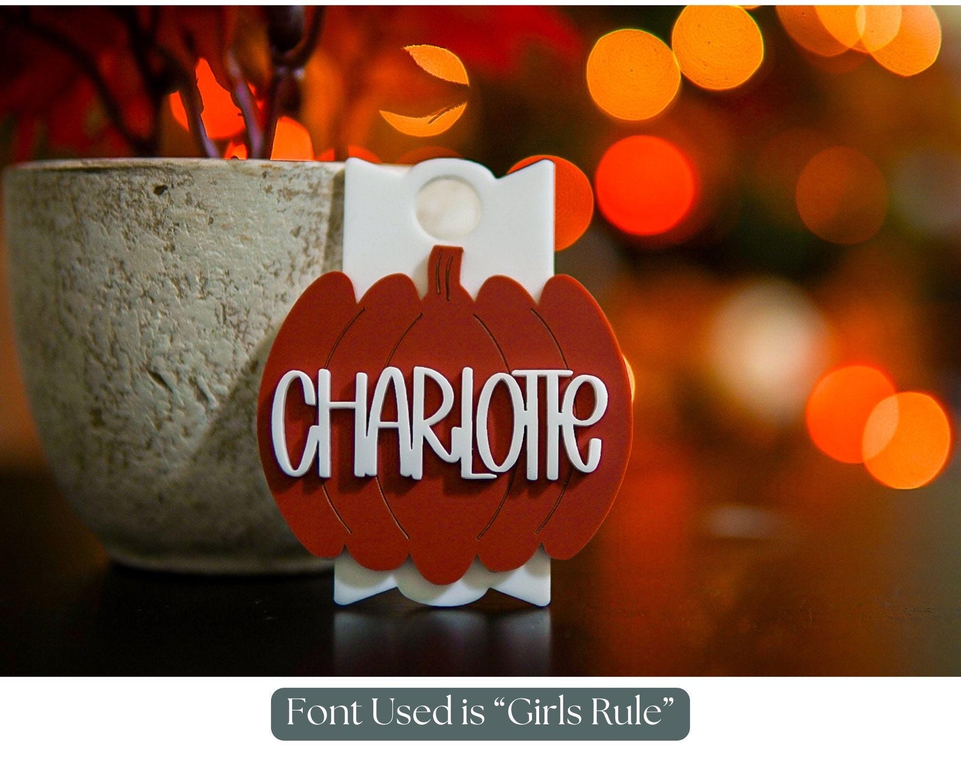 Fall Stanley Name Plate
