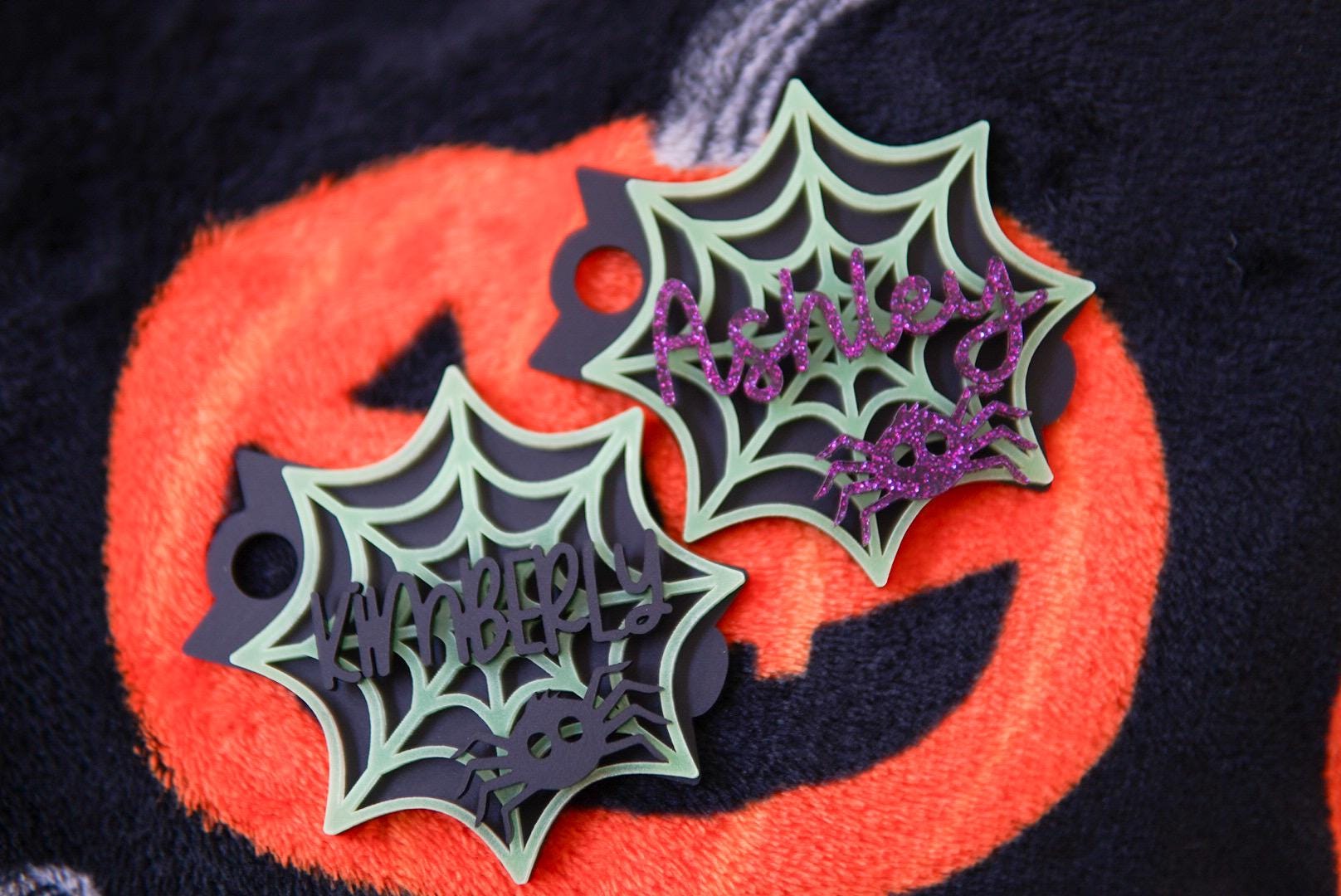 Glow Spider Stanley Name Plate