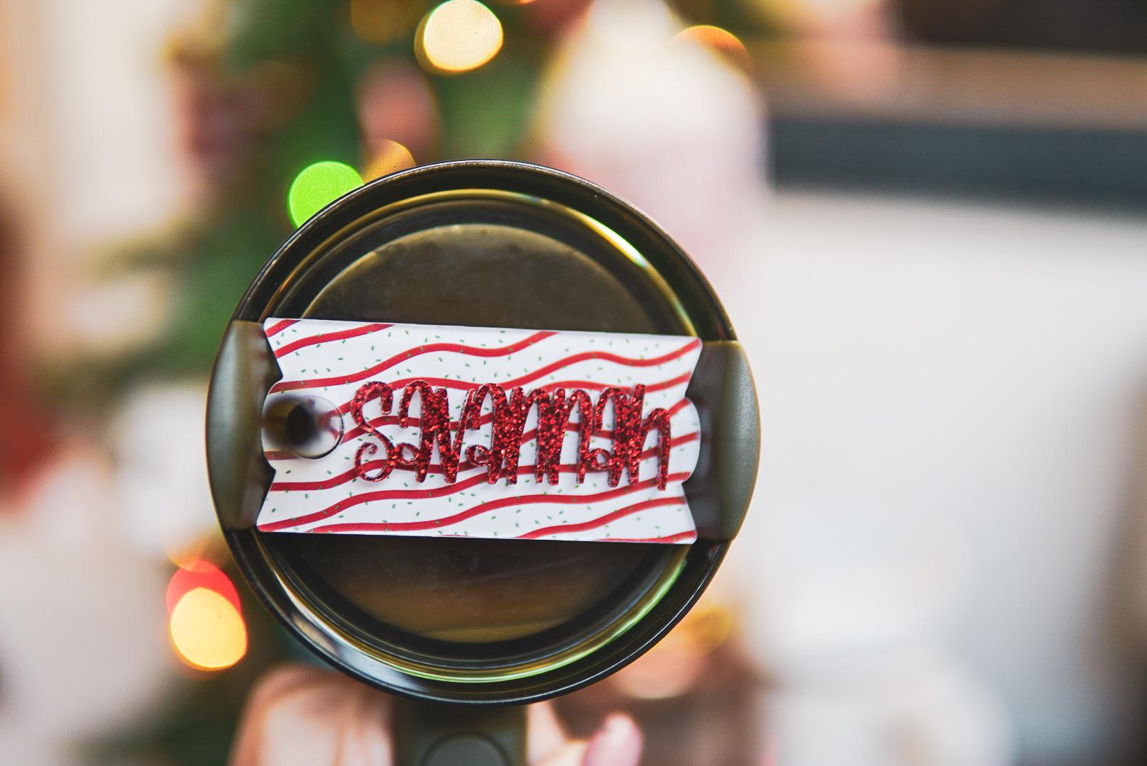 Christmas Cake Stanley Name Plate