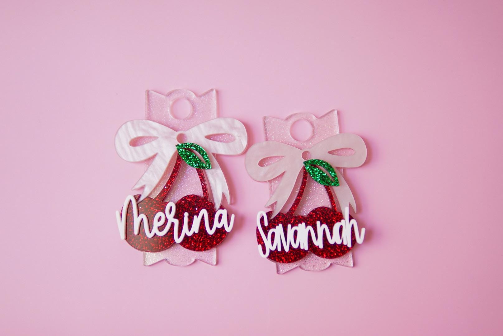 Cherry Bow Stanley Name plate
