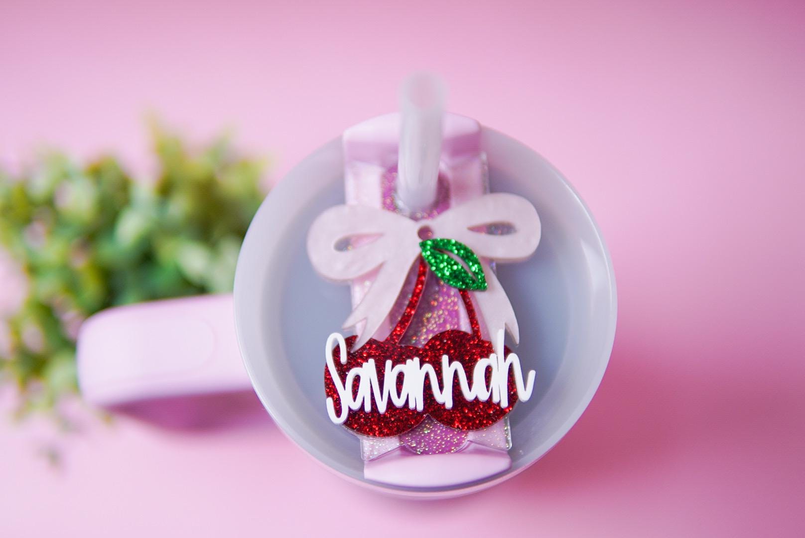 Cherry Bow Stanley Name plate