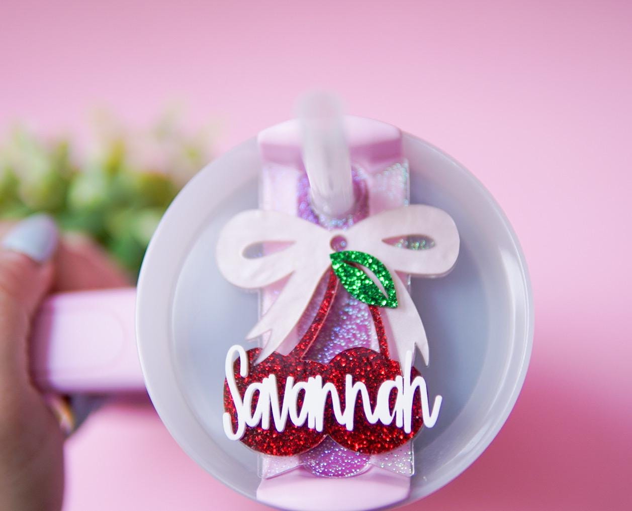 Cherry Bow Stanley Name plate